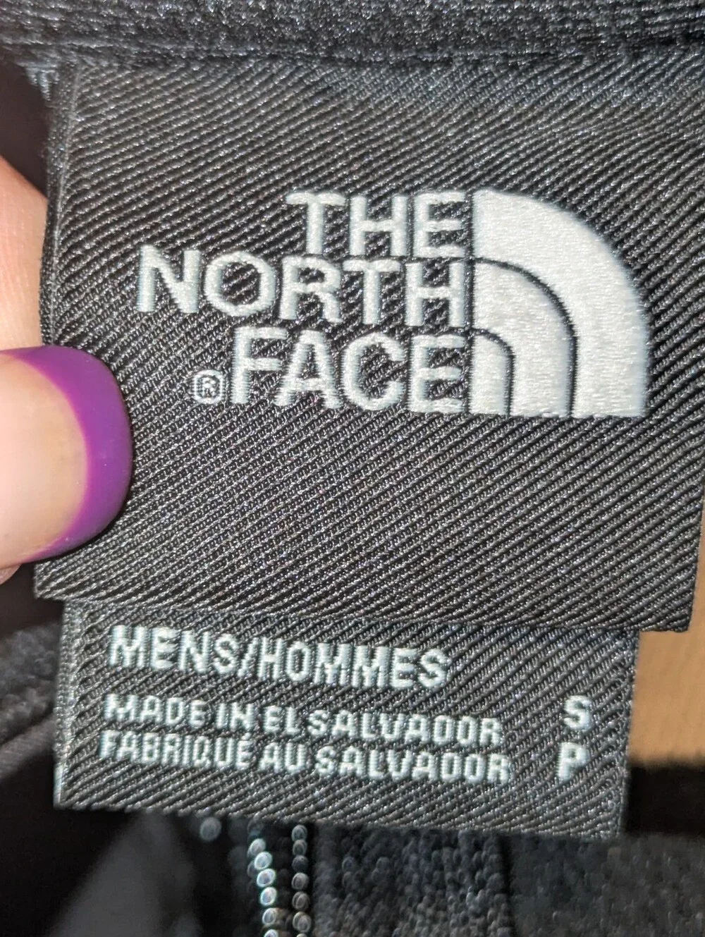 The North Face Men’s Black Lightweight Jacket with Chest Zip